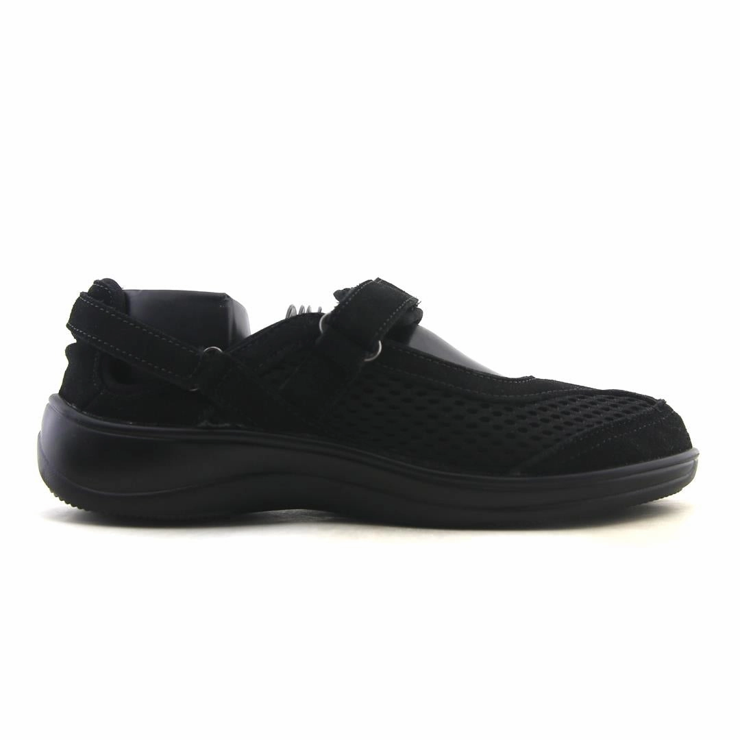 Orthofeet Women Sanibel Heel Strap - Black (EX) Orthofeet comfortable shoe looks