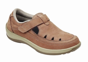 Orthofeet Women Serene - Tan Orthofeet comfortable support shoes