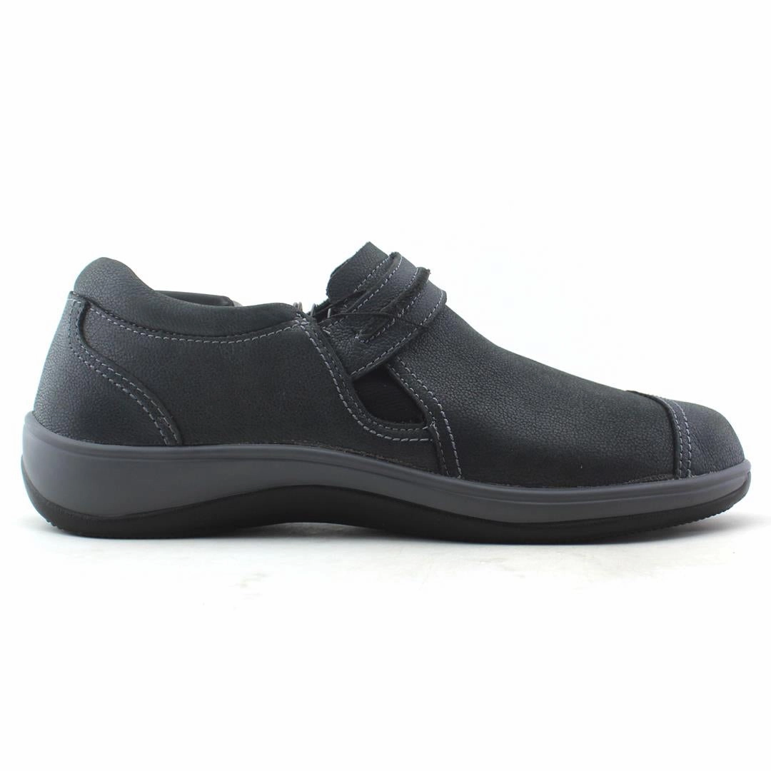 Orthofeet Women Solerno - Black (EX) Orthofeet comfortable shoe looks