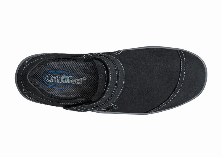 Orthofeet Women Solerno - Black Orthofeet comfortable shoe looks