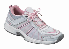 Orthofeet Women Tahoe Tie-Less - Pink Orthofeet comfortable support shoes