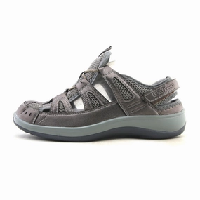 Orthofeet Women Verona Heel Strap - Pewter (EX) Orthofeet comfortable support shoes