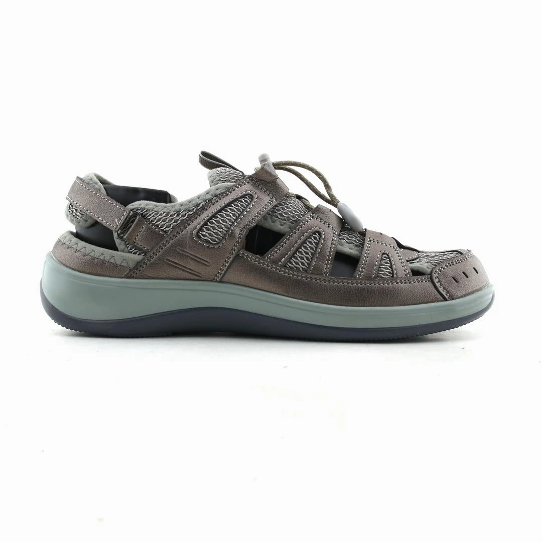 Orthofeet Women Verona Heel Strap - Pewter Orthofeet comfortable shoe looks