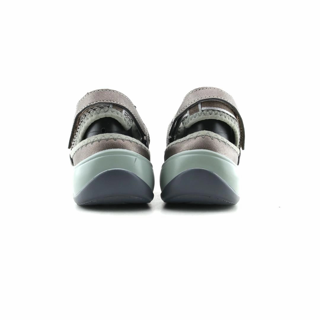 Orthofeet Women Verona Heel Strap - Pewter Orthofeet comfortable shoe looks