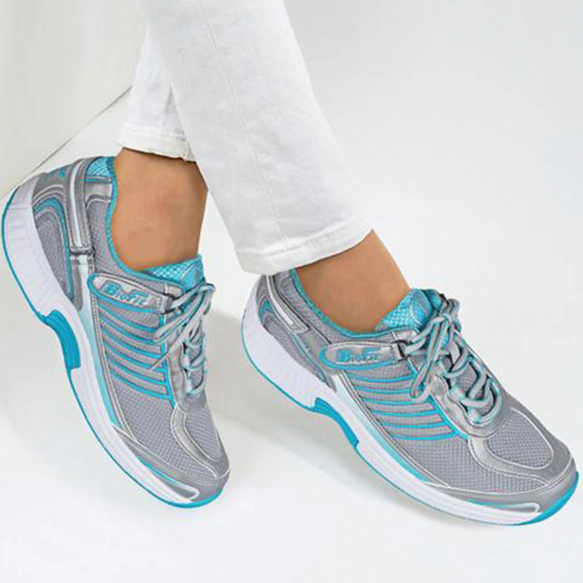 Orthofeet Women Verve Tie-Less - Turquoise Orthofeet comfortable shoe looks