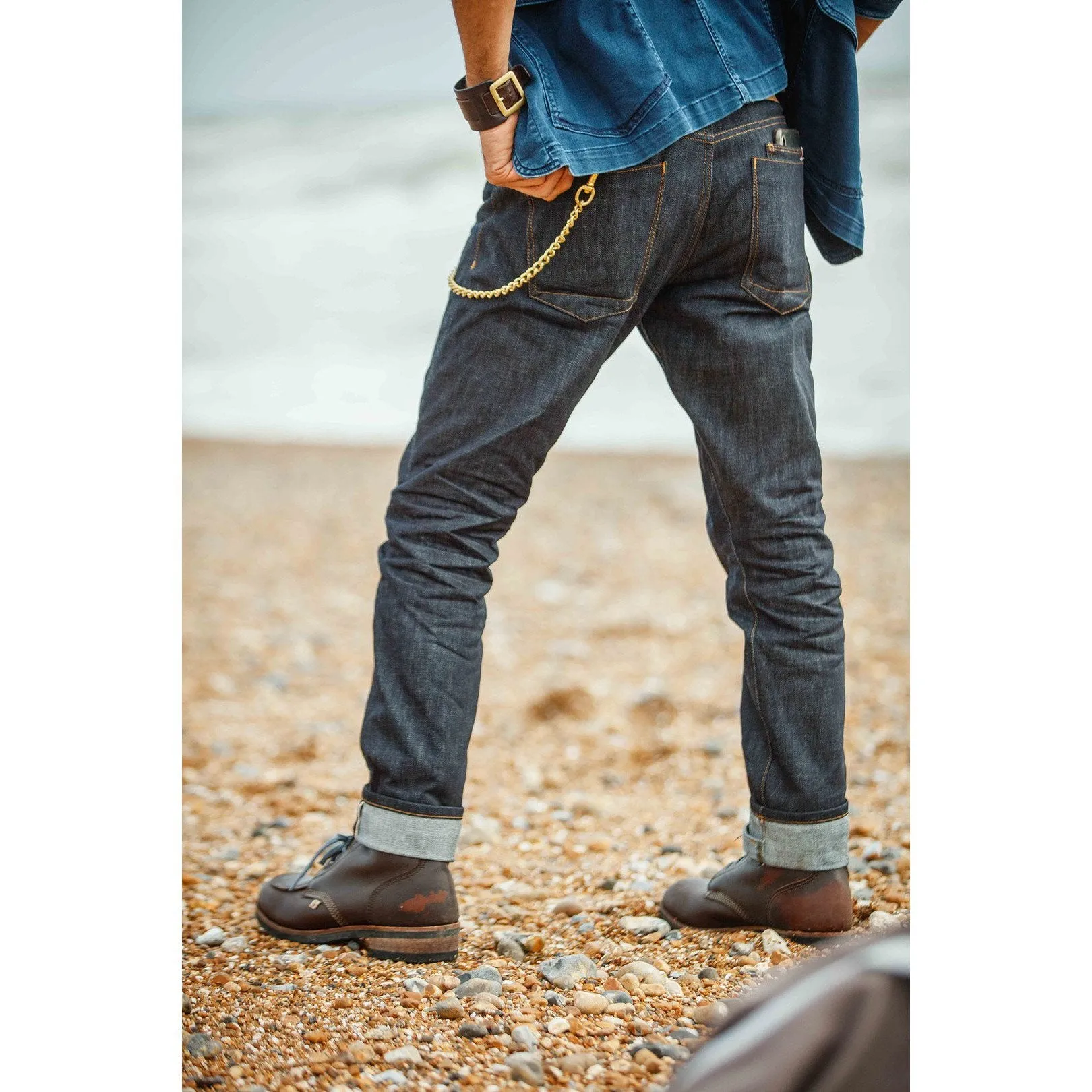 Outdoor Andsons The New Frontier 14oz Selvedge Anti-bac Raw Denim Jeans