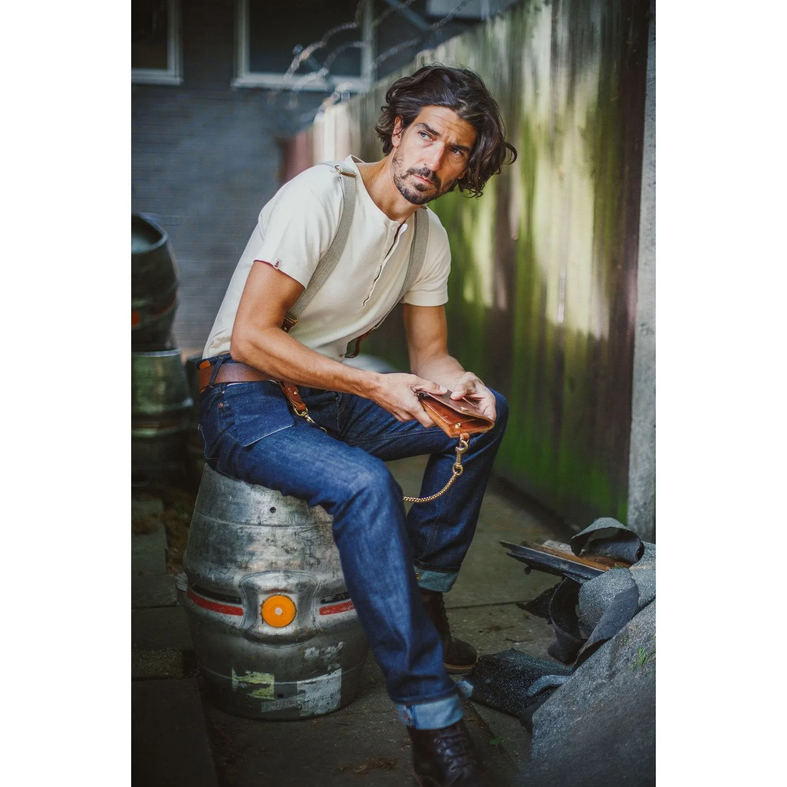 Outdoor Andsons The New Frontier 14oz Selvedge Anti-bac Raw Denim Jeans