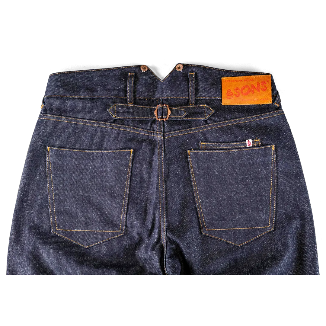Outdoor Andsons The New Frontier 14oz Selvedge Anti-bac Raw Denim Jeans