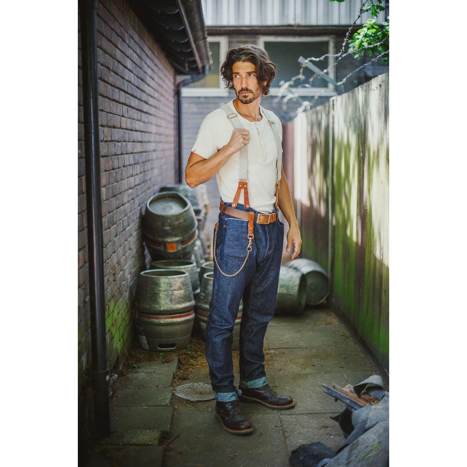 Outdoor Andsons The New Frontier 14oz Selvedge Anti-bac Raw Denim Jeans