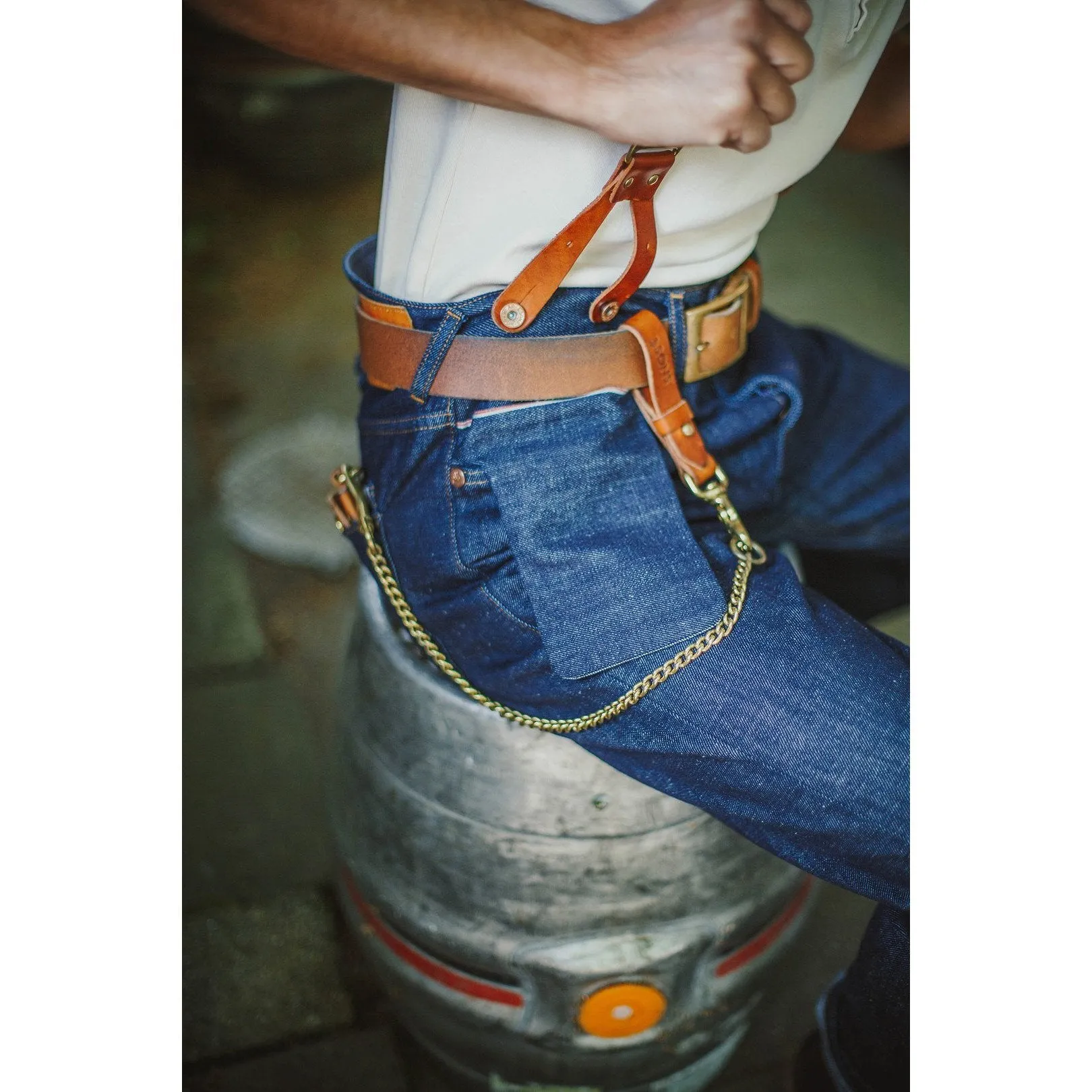 Outdoor Andsons The New Frontier 14oz Selvedge Anti-bac Raw Denim Jeans