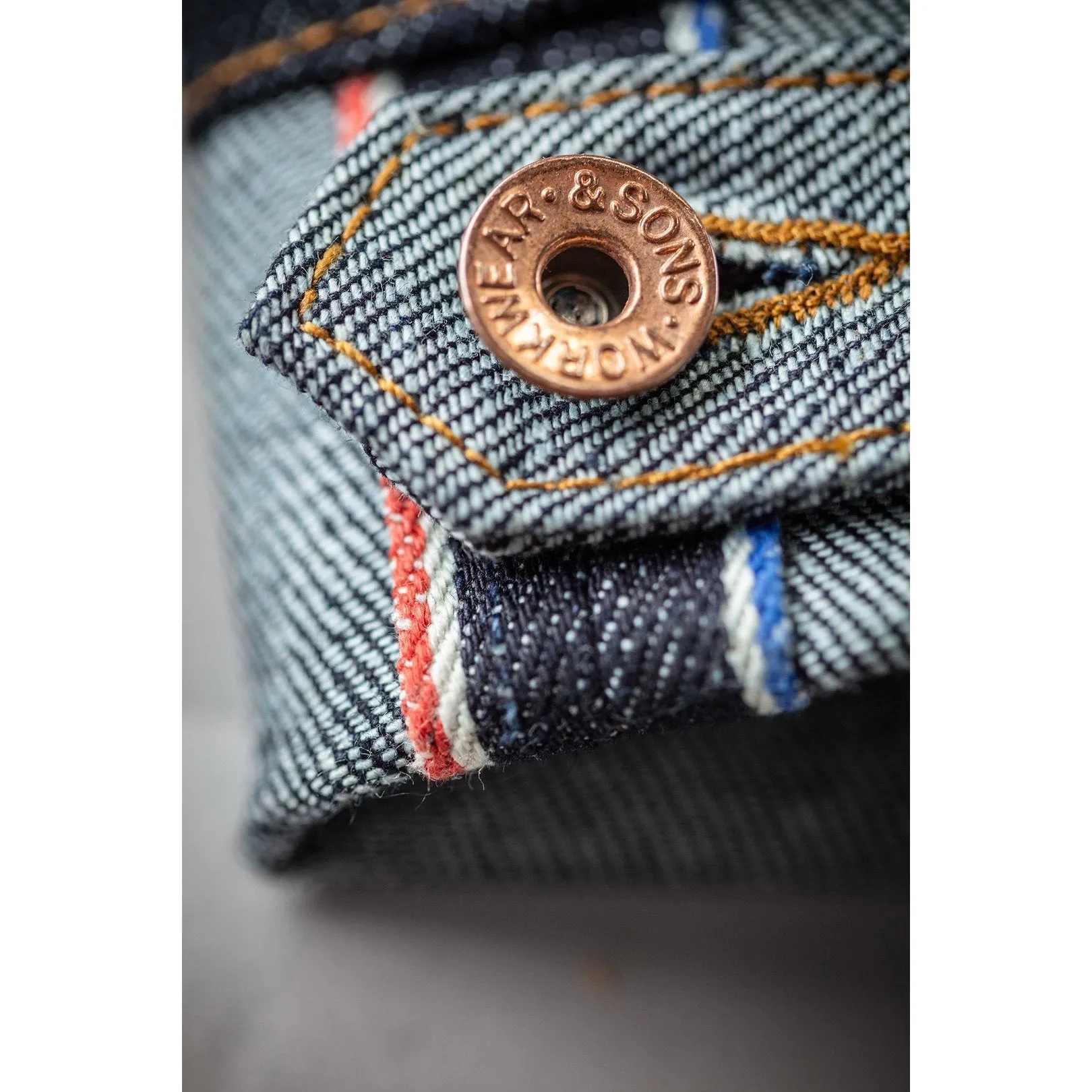 Outdoor Andsons The New Frontier 14oz Selvedge Anti-bac Raw Denim Jeans