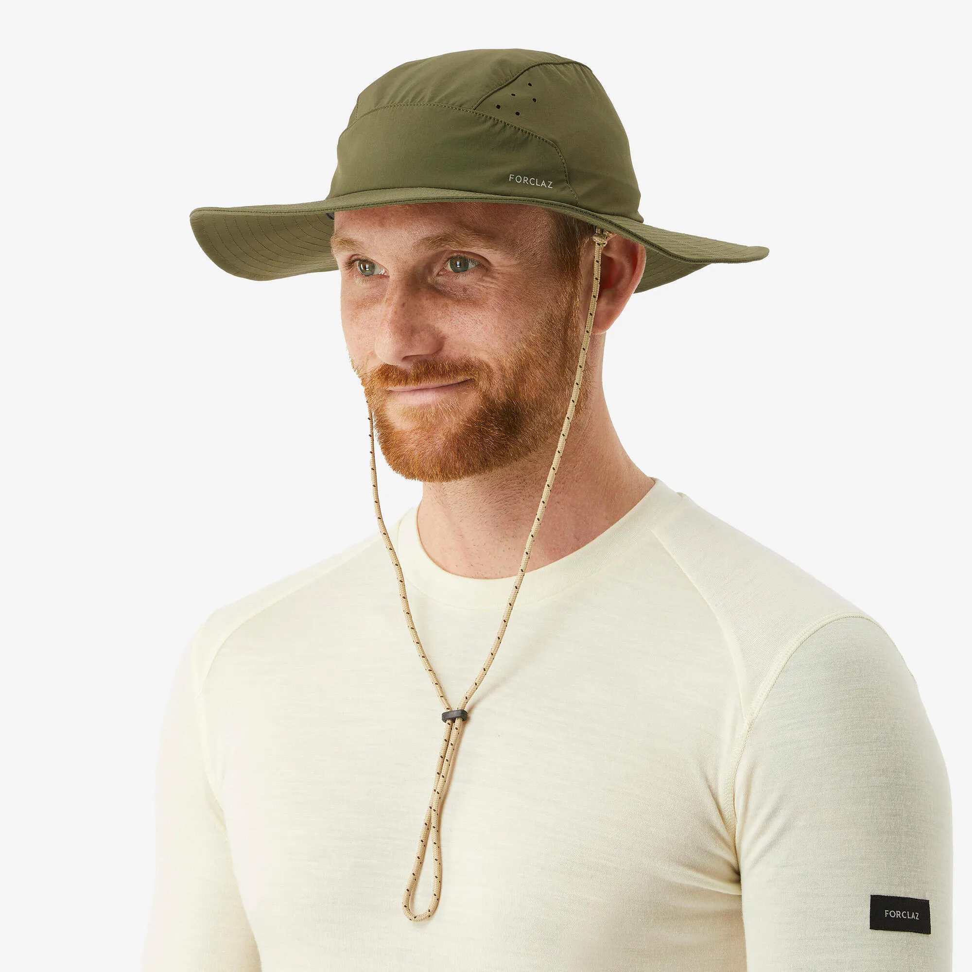 Outdoor Decathlon Clothing Forclaz Adult Anti-UV Hat