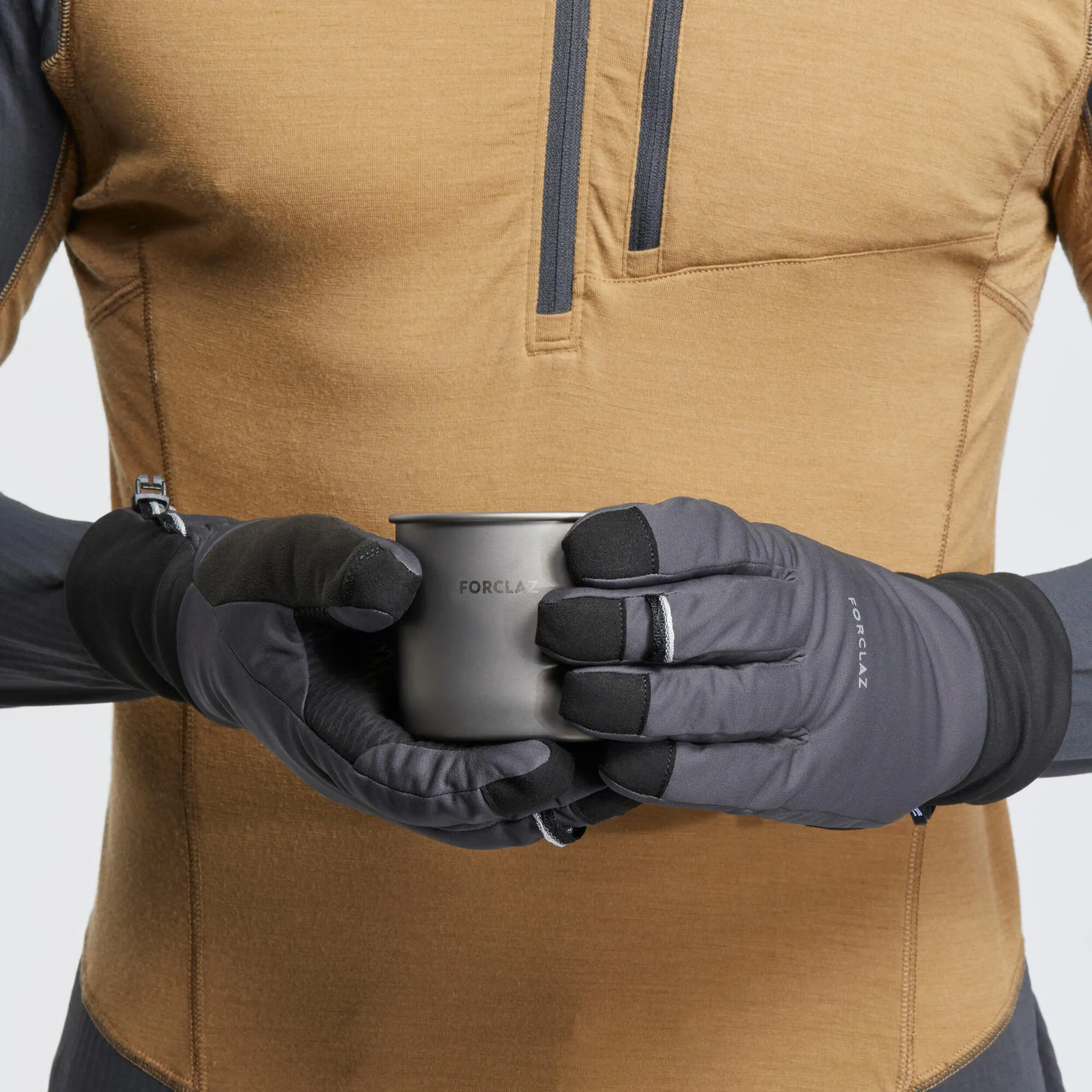 Outdoor Decathlon Clothing Forclaz Adult MT900 Backpacking Gloves
