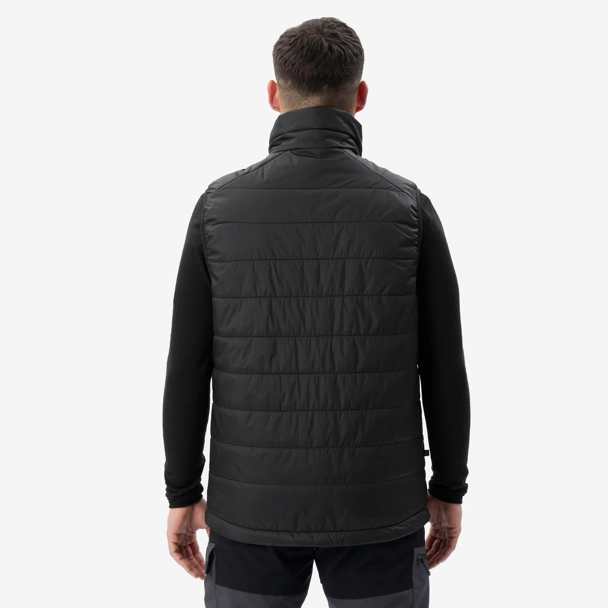 Outdoor Decathlon Clothing Forclaz Men's MT100 Synthetic Puffer Vest