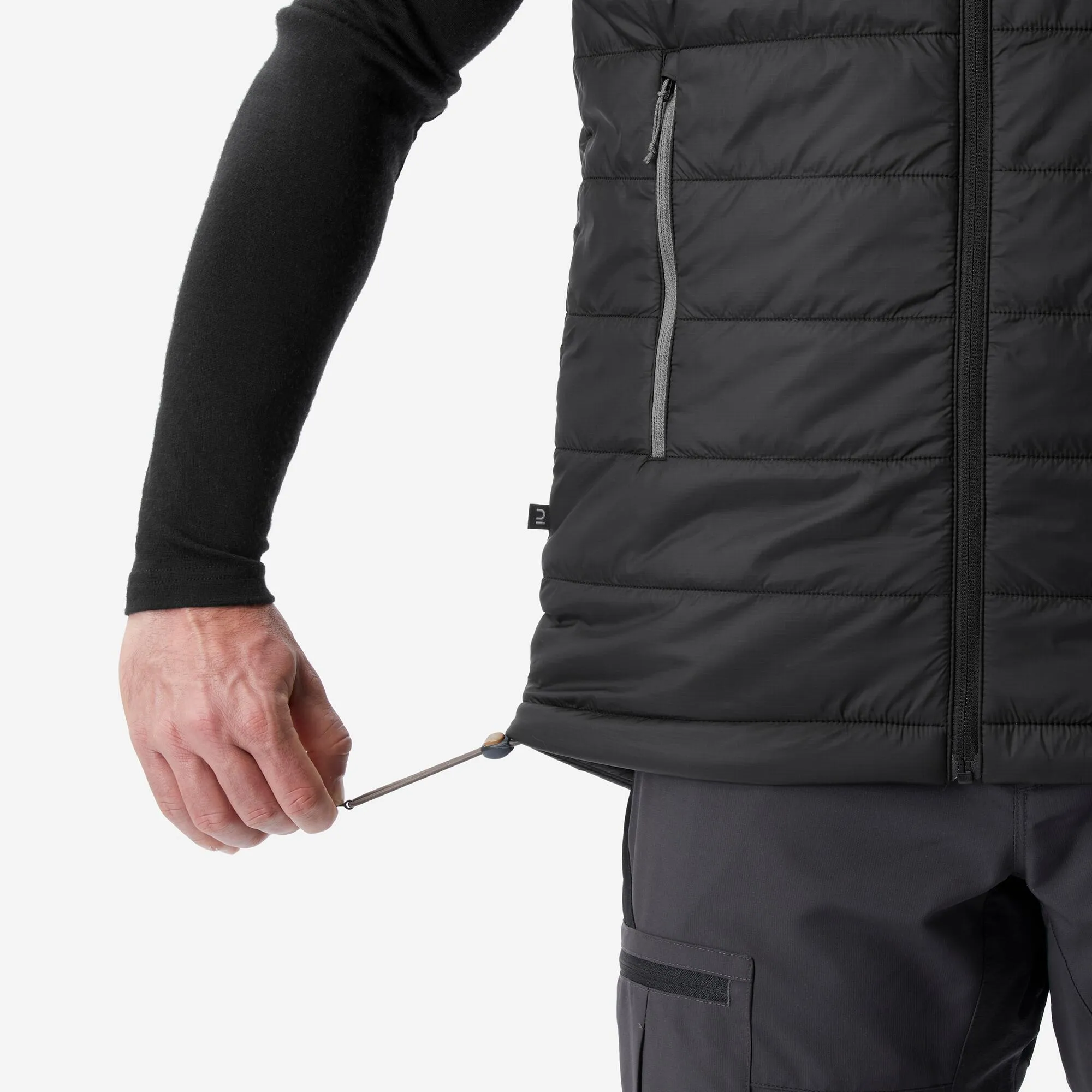 Outdoor Decathlon Clothing Forclaz Men's MT100 Synthetic Puffer Vest