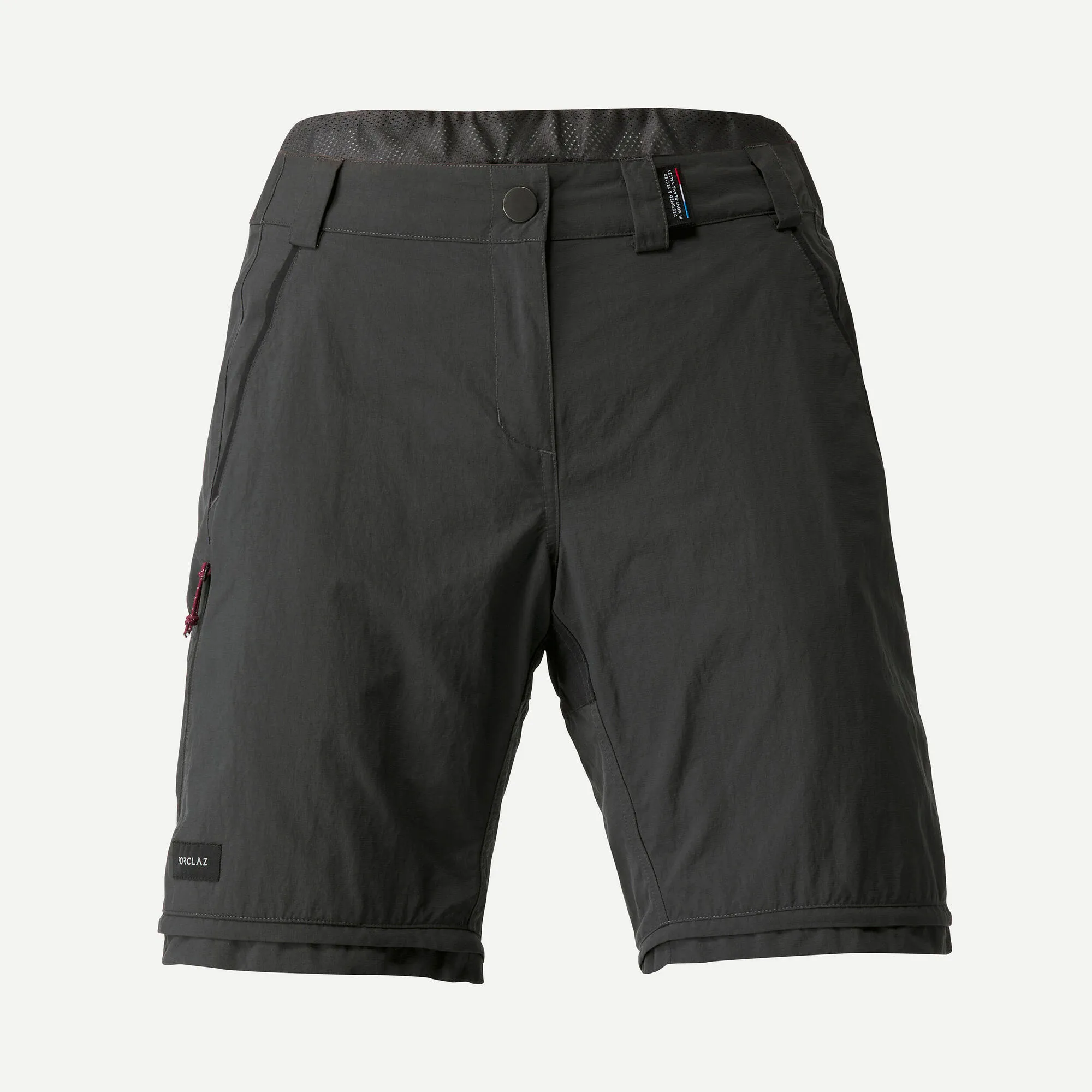 Outdoor Decathlon Clothing Forclaz Women's MT100 2-in-1 Zip-Off Hiking Pants