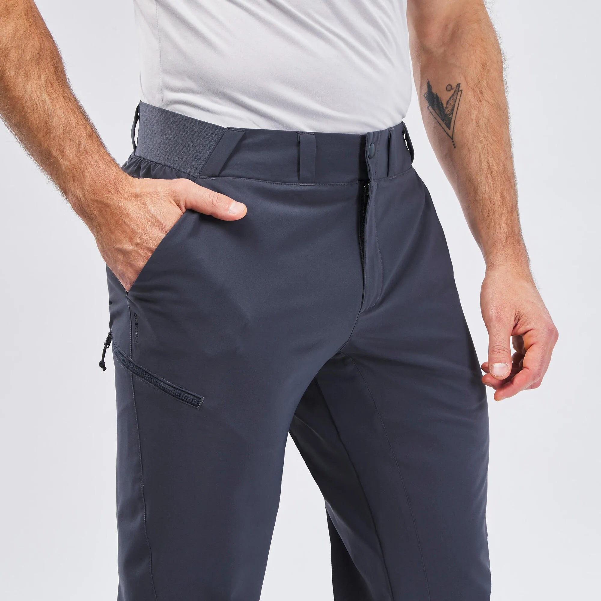 Outdoor Decathlon Clothing Quechua Men's MH100 Hiking Pants
