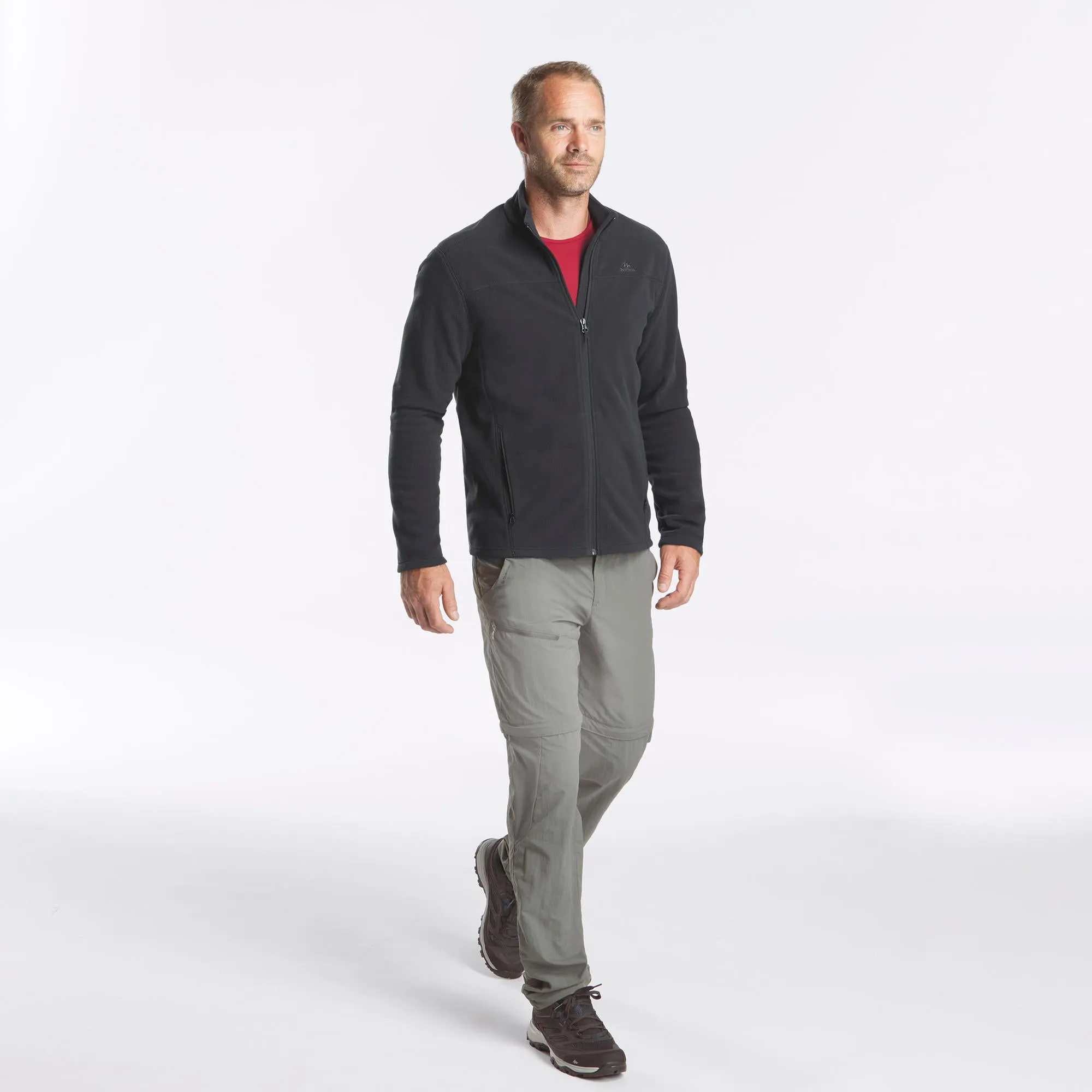 Outdoor Decathlon Clothing Quechua Men's MH120 Hiking Fleece