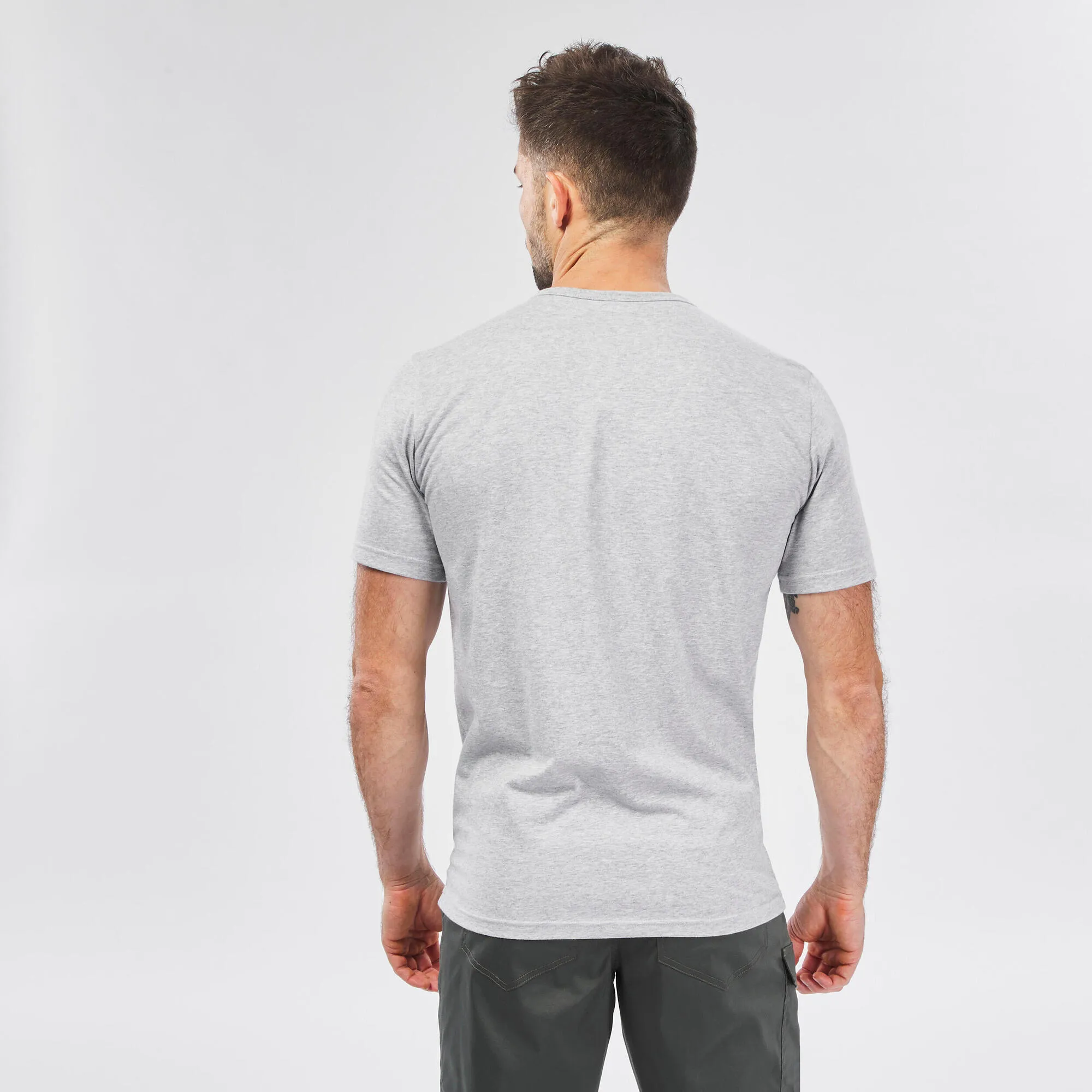 Outdoor Decathlon Clothing Quechua Men's NH100 Hiking T-Shirt