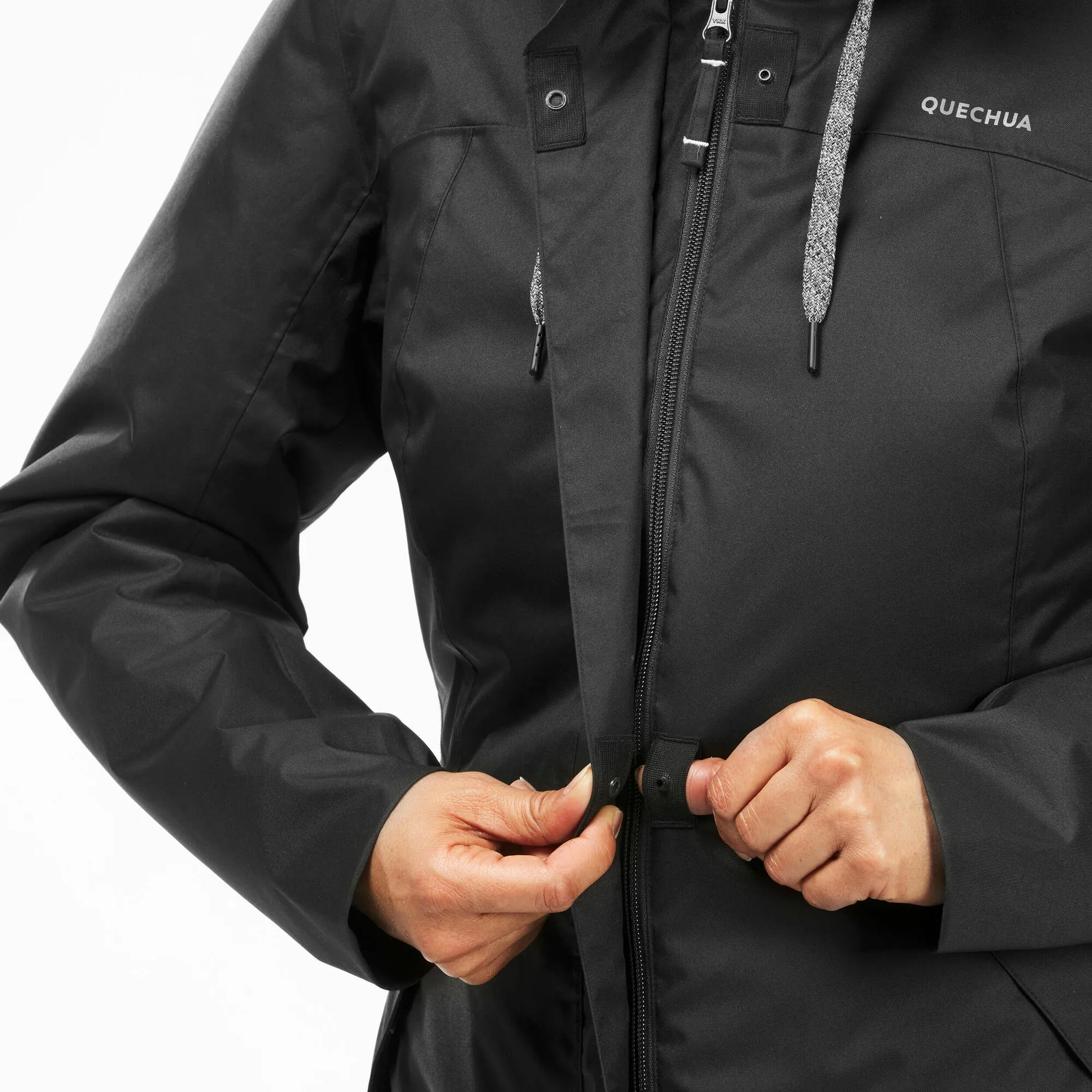 Outdoor Decathlon Clothing Quechua Women's hiking waterproof winter jacket - SH500 14°F