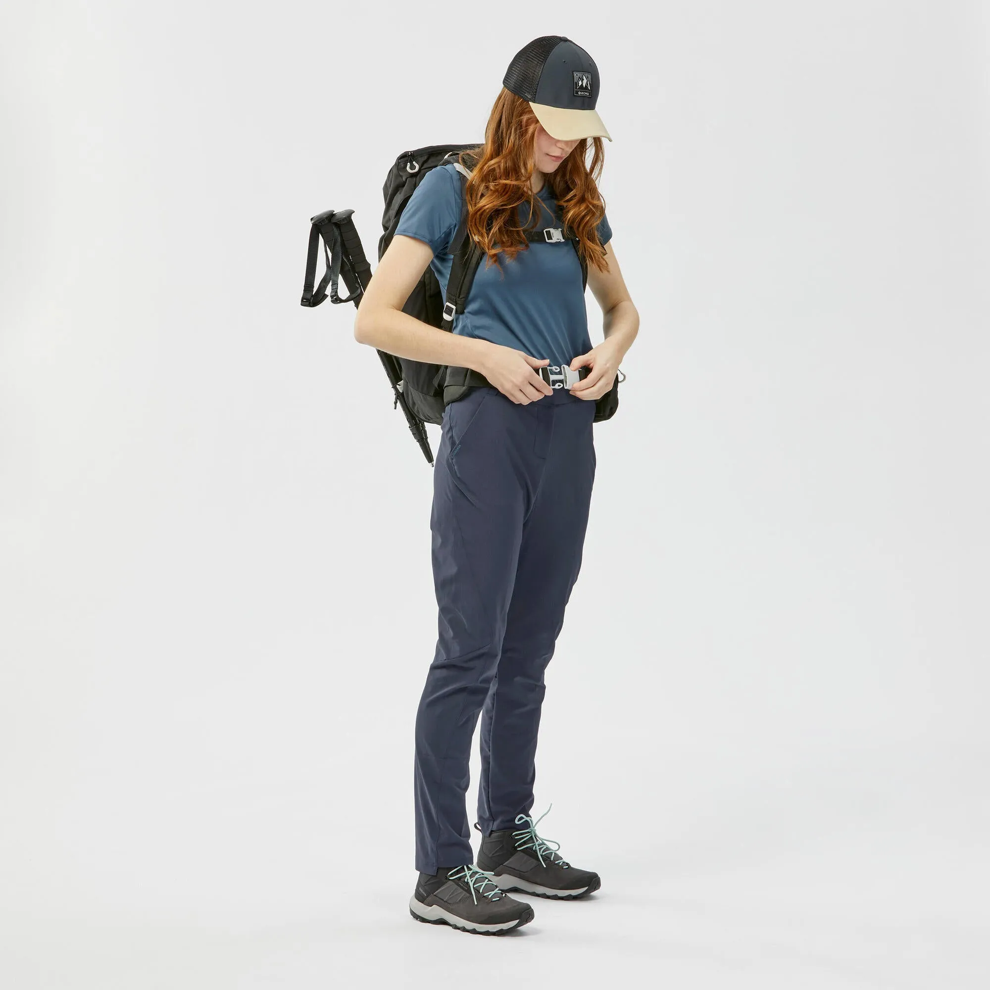 Outdoor Decathlon Clothing Quechua Women's Mountain Walking Pants MH100