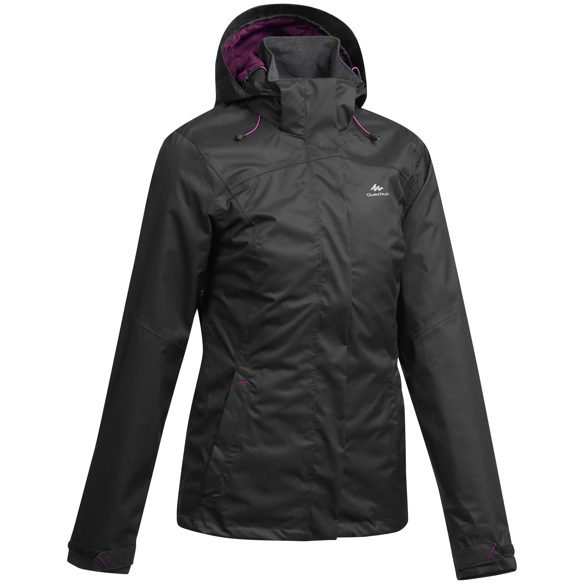 Outdoor Decathlon Clothing Quechua Women's waterproof mountain walking jacket MH100