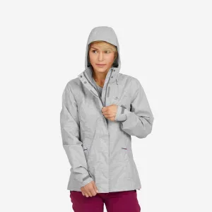 Outdoor Decathlon Clothing Quechua Women's waterproof mountain walking jacket MH100