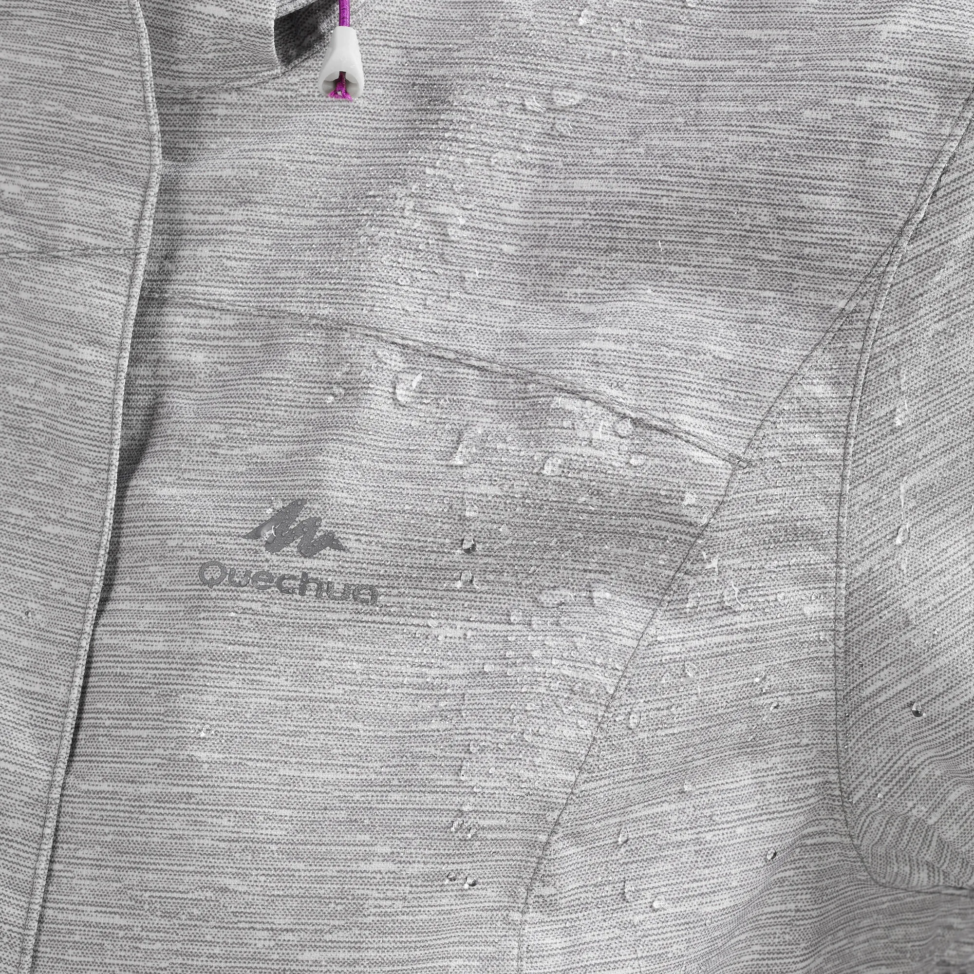 Outdoor Decathlon Clothing Quechua Women's waterproof mountain walking jacket MH100