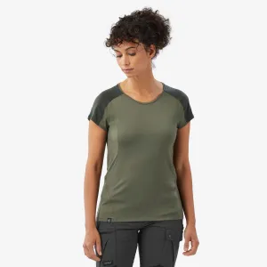 Outdoor Decathlon Clothing Simond Women's Merino Wool Short-Sleeved T-shirt Merino Resist