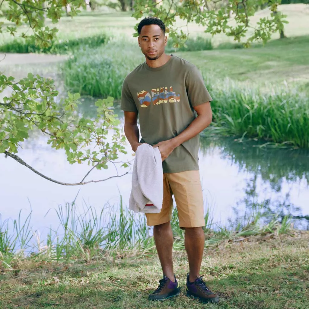 Outdoor Fjallraven Multicolor Logo T-shirt | Men's