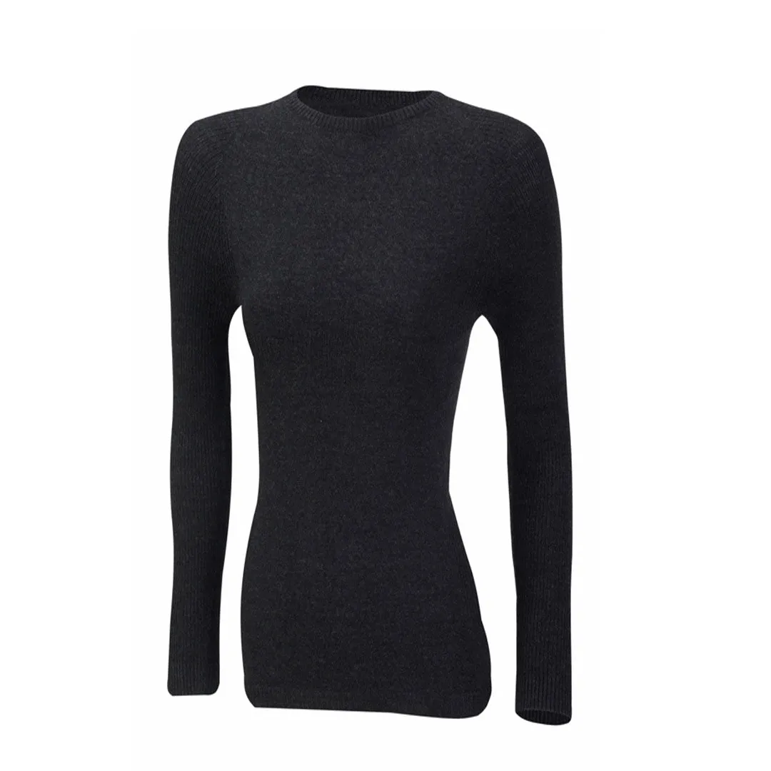 Outdoor sub zero Merino Wool Womens Long Sleeve Mid Layer Top