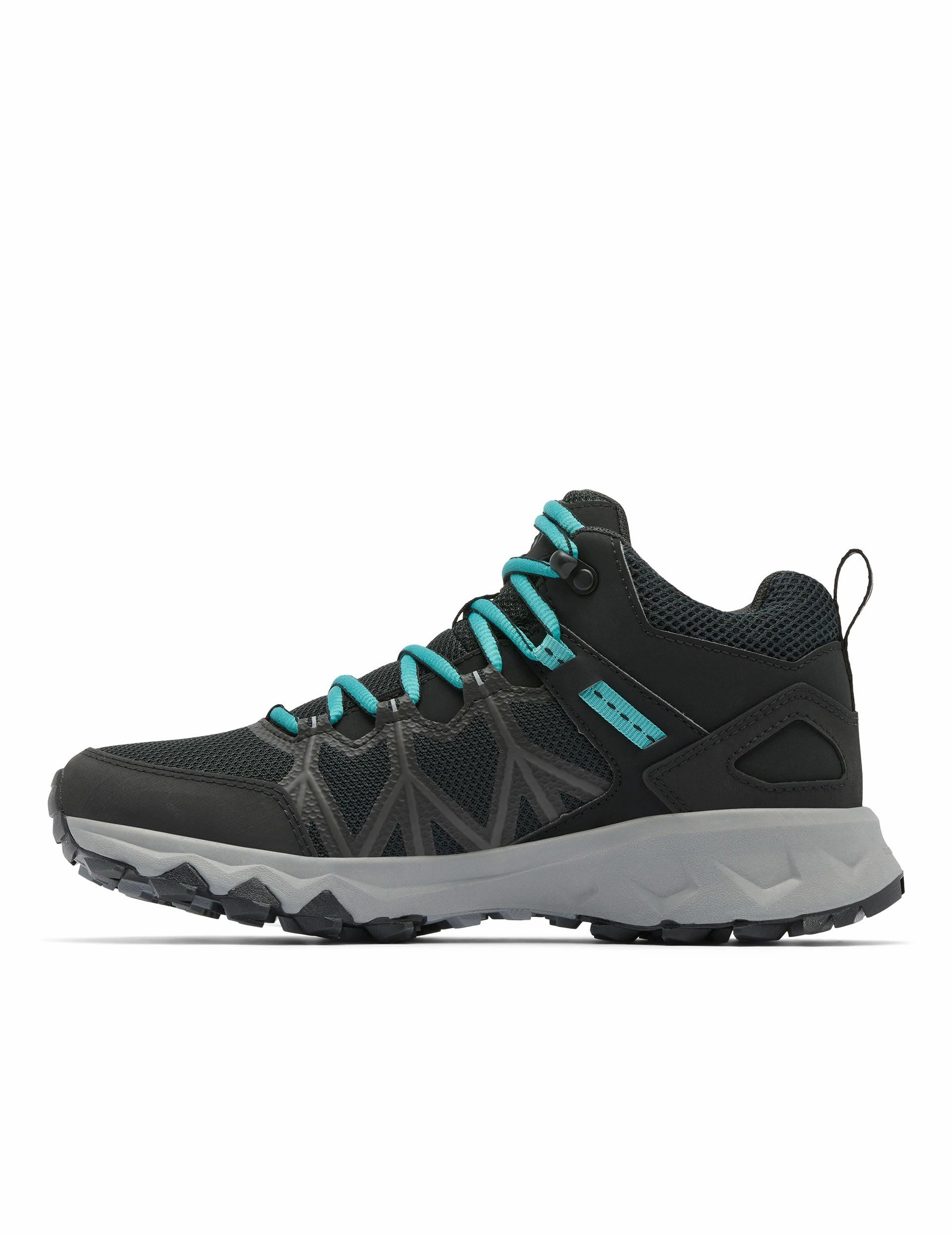 Peakfreak II Mid Outdry Hiking Shoe - Black/Teal Columbia outdoor performance shoes