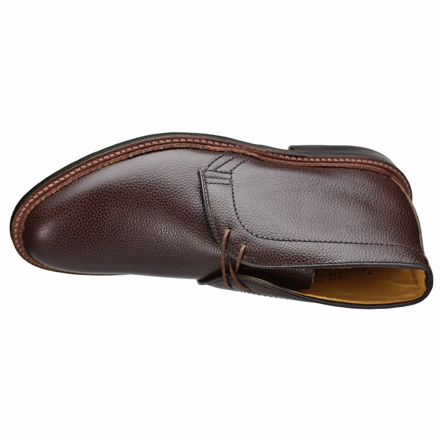Plain Toe Chukka Alden premium leather footwear