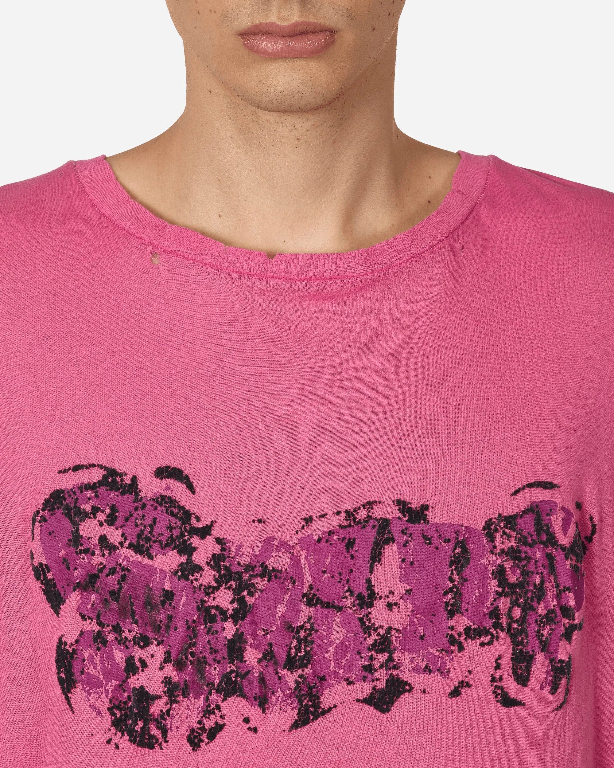 Printed Light Jersey Longsleeve T-Shirt Fuchsia