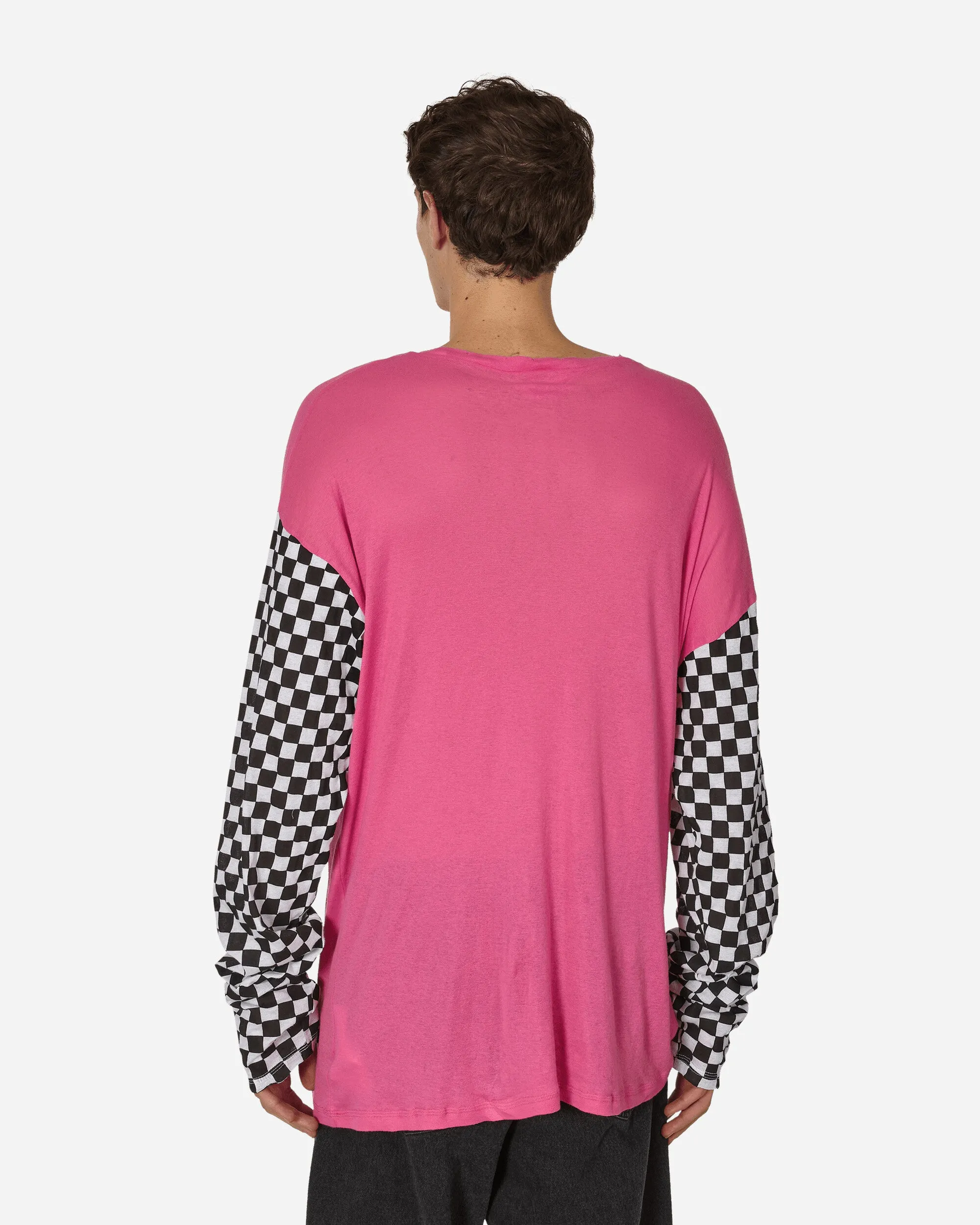 Printed Light Jersey Longsleeve T-Shirt Fuchsia