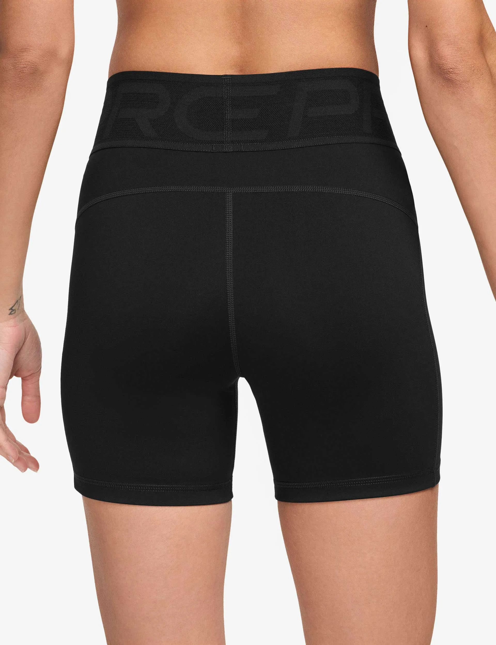 Pro Sculpt High Waisted 5" Biker Shorts - Black/White