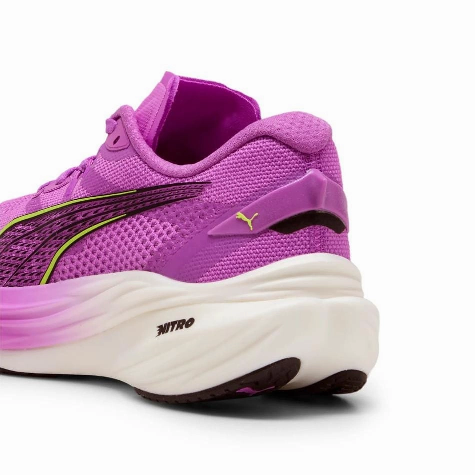 Puma Women's Deviate NITRO 3 Running Shoes in Pure Magenta/Yellow Alert/Puma White SS25 Puma responsive running shoes