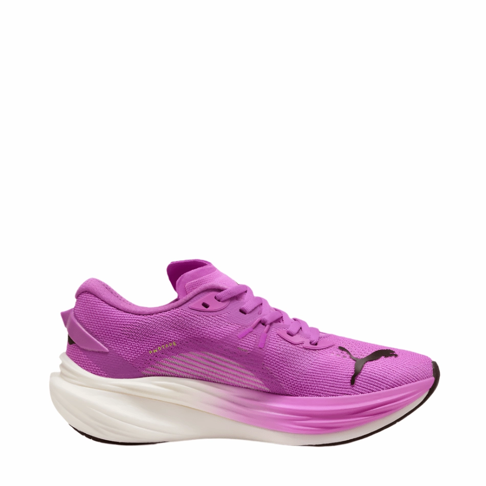 Puma Women's Deviate NITRO 3 Running Shoes in Pure Magenta/Yellow Alert/Puma White SS25 Puma responsive running shoes
