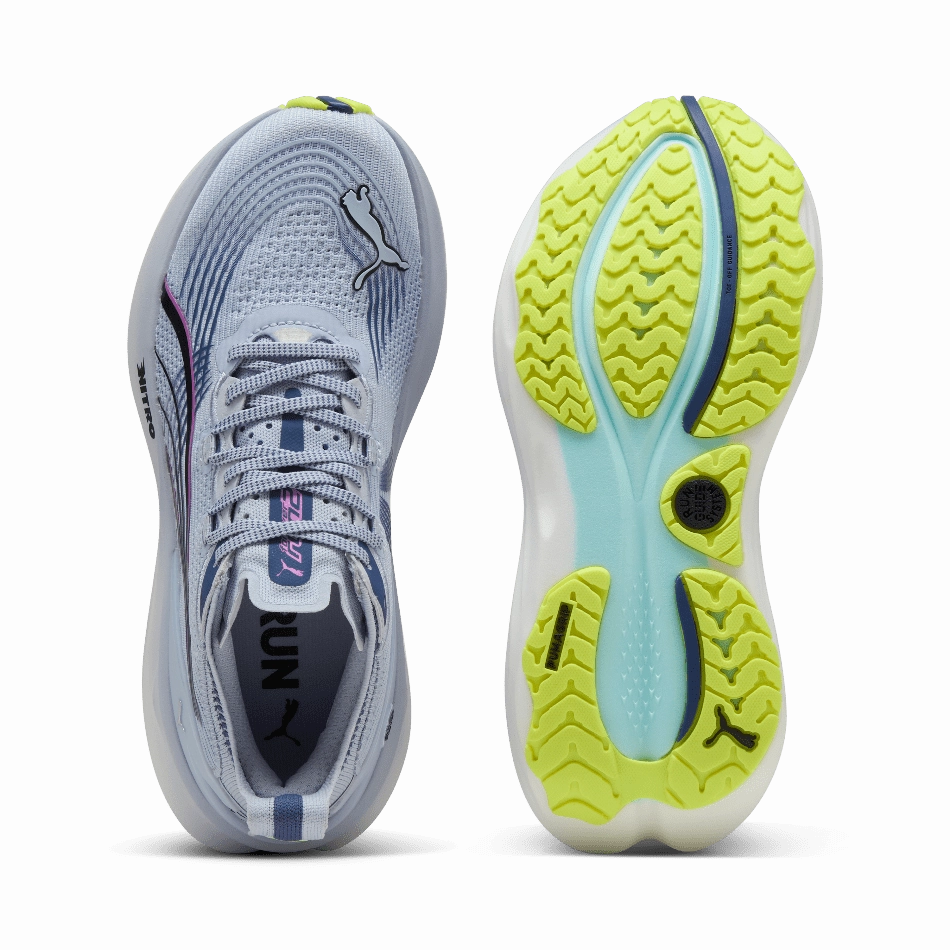 Puma Women's ForeverRun NITRO 2 Running Shoes in Cool Weather/Yellow Alert SS25 Puma responsive running shoes