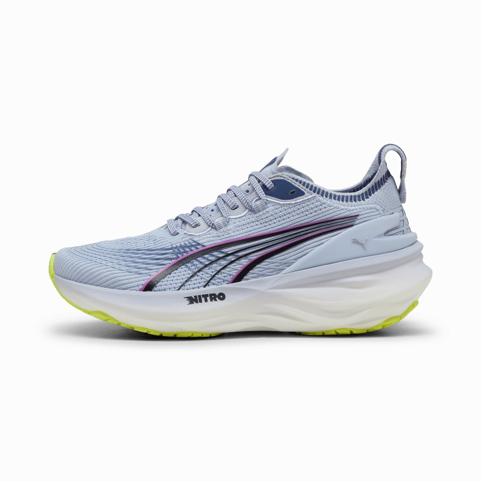 Puma Women's ForeverRun NITRO 2 Running Shoes in Cool Weather/Yellow Alert SS25 Puma responsive running shoes