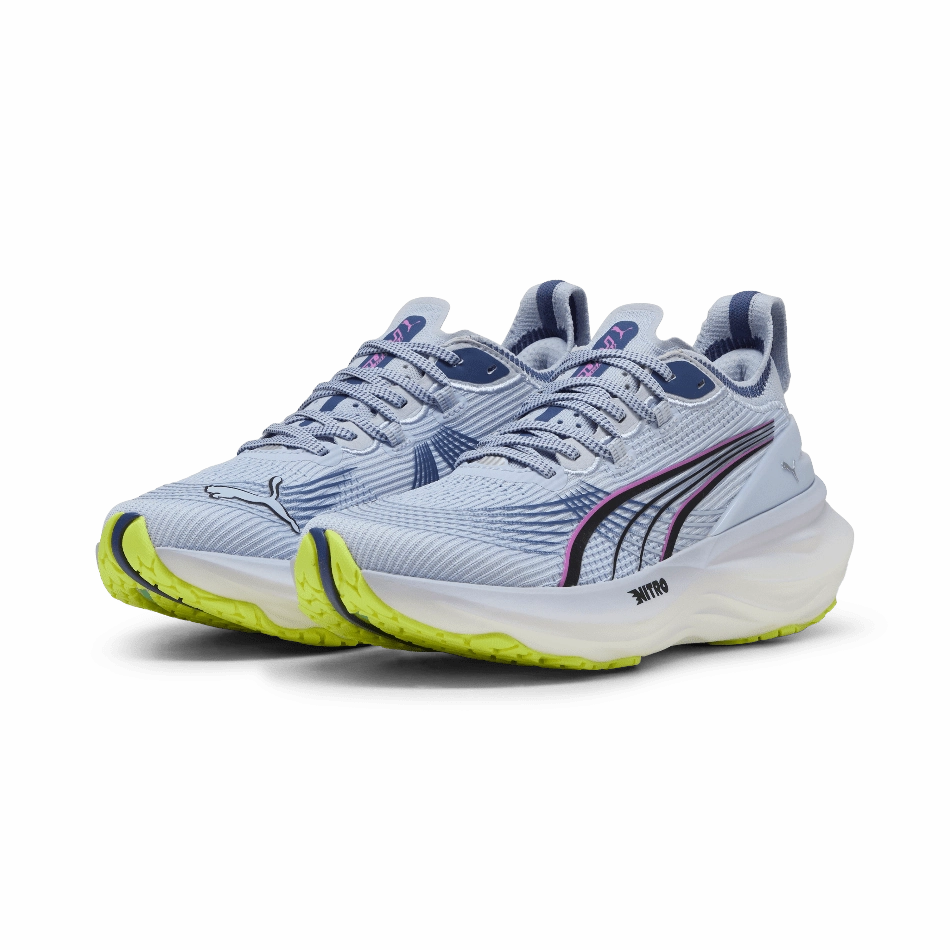 Puma Women's ForeverRun NITRO 2 Running Shoes in Cool Weather/Yellow Alert SS25 Puma responsive running shoes