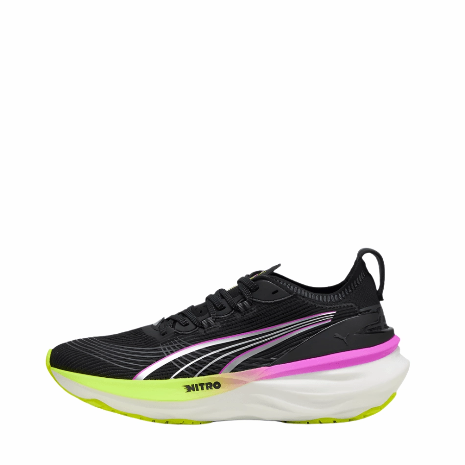 Puma Women's ForeverRun NITRO 2 Running Shoes in Puma Black/Pure Magneta SS25 Puma responsive running shoes