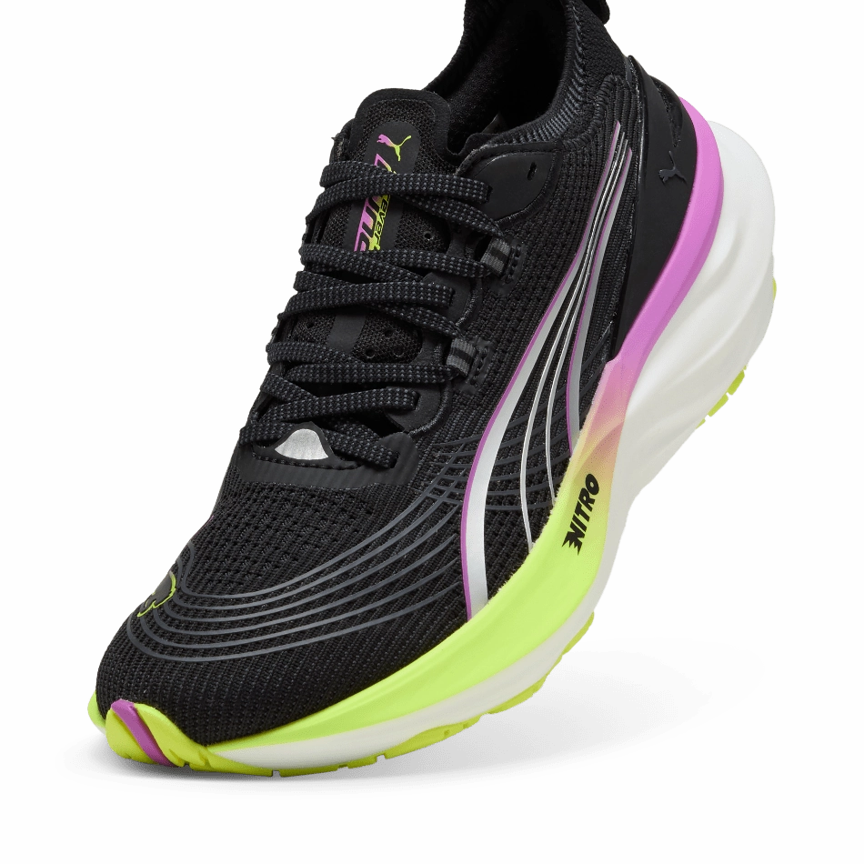 Puma Women's ForeverRun NITRO 2 Running Shoes in Puma Black/Pure Magneta SS25 Puma responsive running shoes