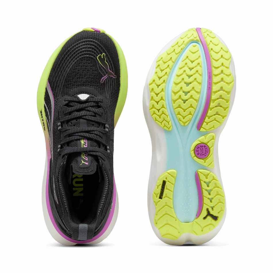 Puma Women's ForeverRun NITRO 2 Running Shoes in Puma Black/Pure Magneta SS25 Puma responsive running shoes