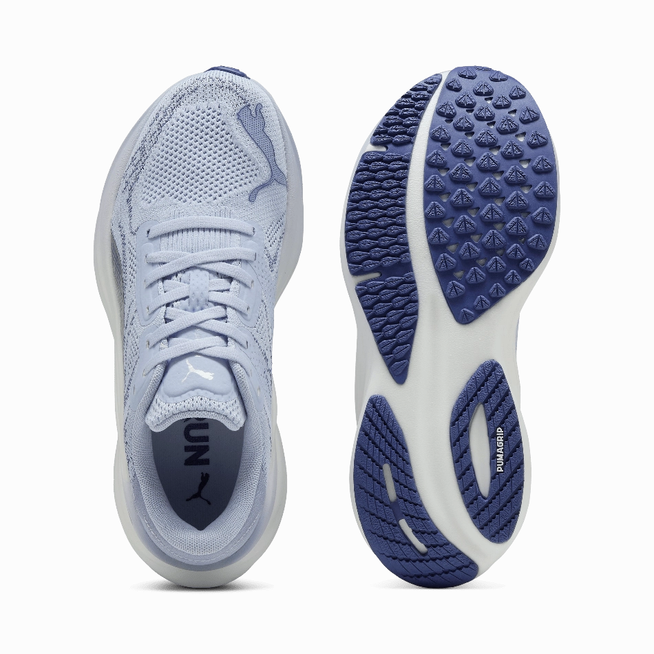 Puma Women's Magnify NITRO 2 Running Shoes in Cool Weather/Blue Crystal SS25 Puma responsive running shoes