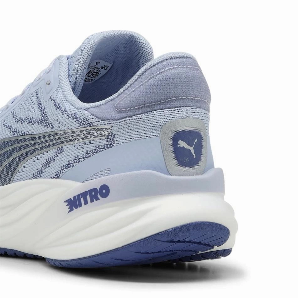 Puma Women's Magnify NITRO 2 Running Shoes in Cool Weather/Blue Crystal SS25 Puma responsive running shoes