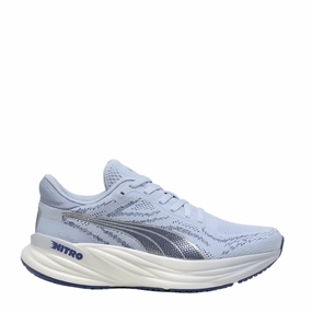 Puma Women's Magnify NITRO 2 Running Shoes in Cool Weather/Blue Crystal SS25 Puma breathable running sneakers for daily runs