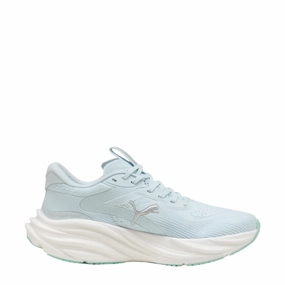 PUMA Women's Magnify NITRO 3 Running Shoes in Sea Glass/Mint Melt AW25 Puma breathable running sneakers for daily runs