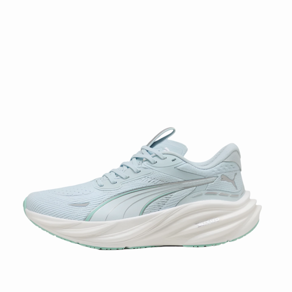 PUMA Women's Magnify NITRO 3 Running Shoes in Sea Glass/Mint Melt AW25 Puma responsive running shoes
