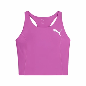 Puma Women's Raceday Ultraform Crop Top in Wild Berry SS25 Puma breathable running sneakers for daily runs